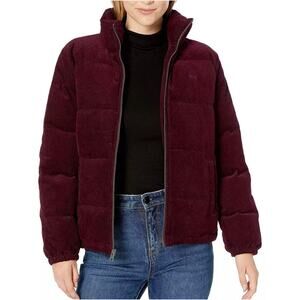 Levi’s Burgundy Corduroy Puffer Jacket Women’s Size XXL